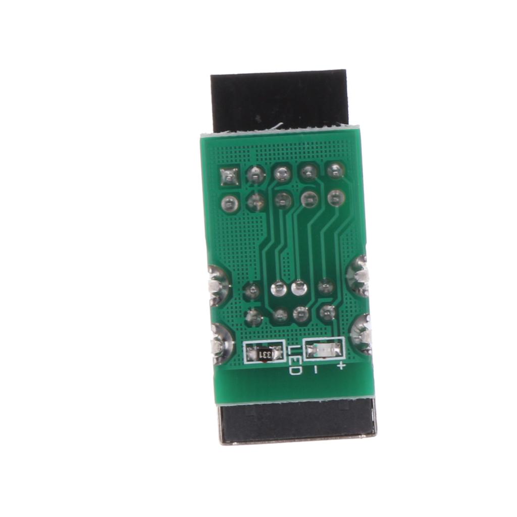 9Pin Motherboard to Double Layer 2Port USB2.0 Female Internal Header Adapter