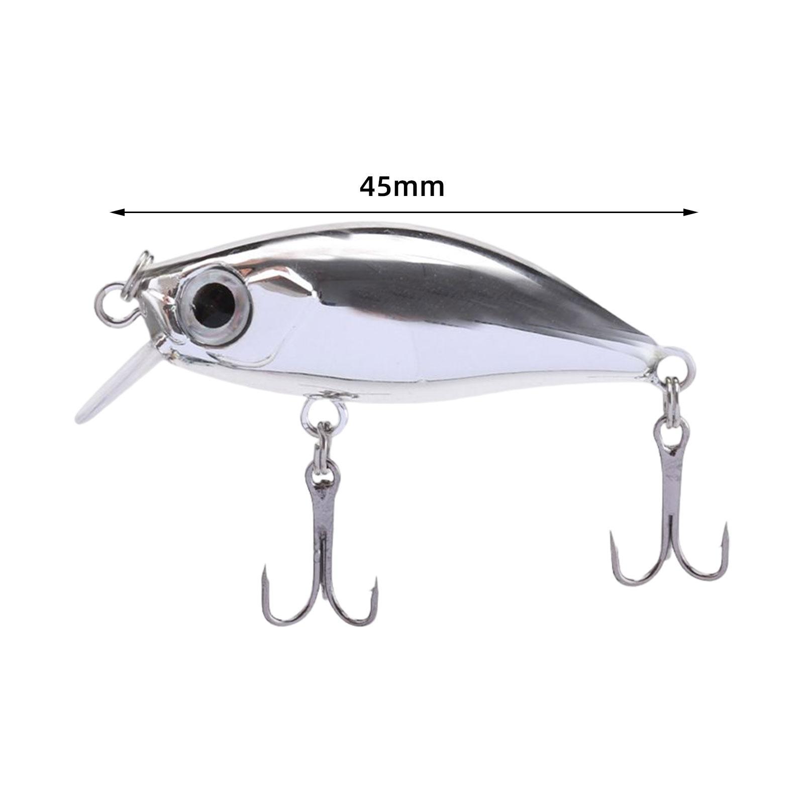 Minnow 3D Eyes Hook Crankbait 4.5cm/4.5G for Walleye