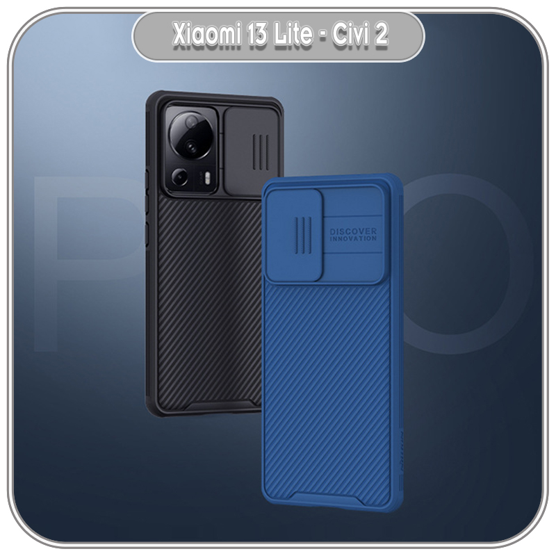 Ốp lưng cho Xiaomi 13 Lite Civi 2 Nillkin CamShield Pro che camera - Hàng Nhập Khẩu