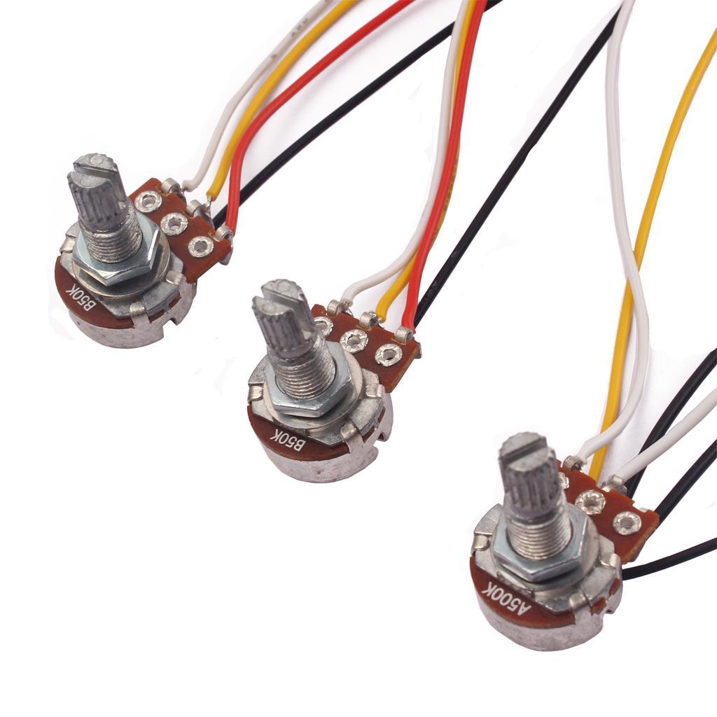 1 Set Wiring Harness EQ Equalizer Pickup for / Guitar