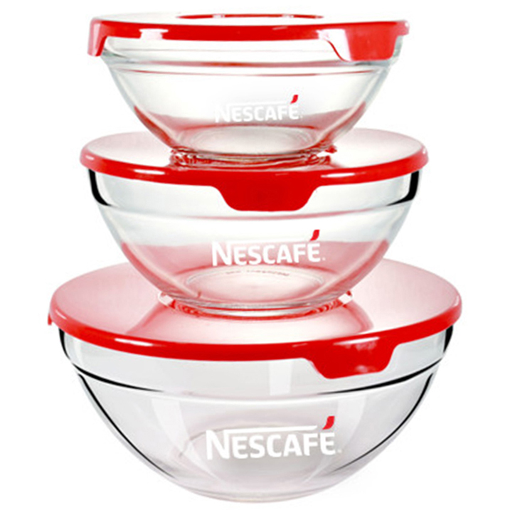 Combo 4 hộp cà phê rang xay hòa tan Nescafé 3in1 Vị Rang Đậm  (Hộp 20 gói x 17g) [Bộ 3 thố thủy tinh Nescafe]