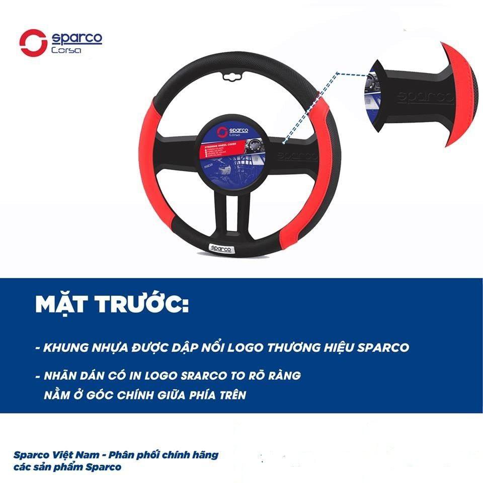 Bọc Vô Lăng Cao Cấp Sparco Italia - Hàng Chính Hãng