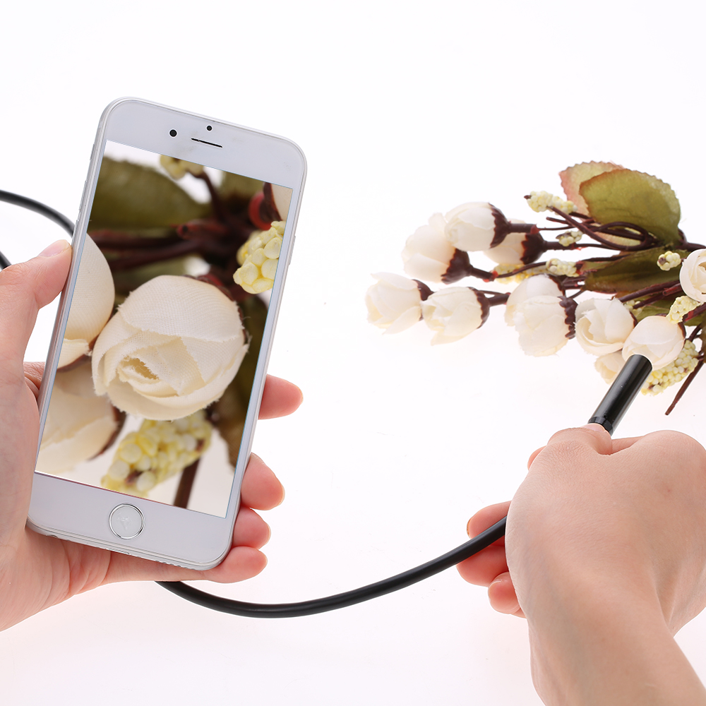 Kính Nội Soi WiFi Không Dây 9mm 5m Camera Chống Thấm Nước 2.0 Megapixel 6 Đèn LED Cho IOS Android