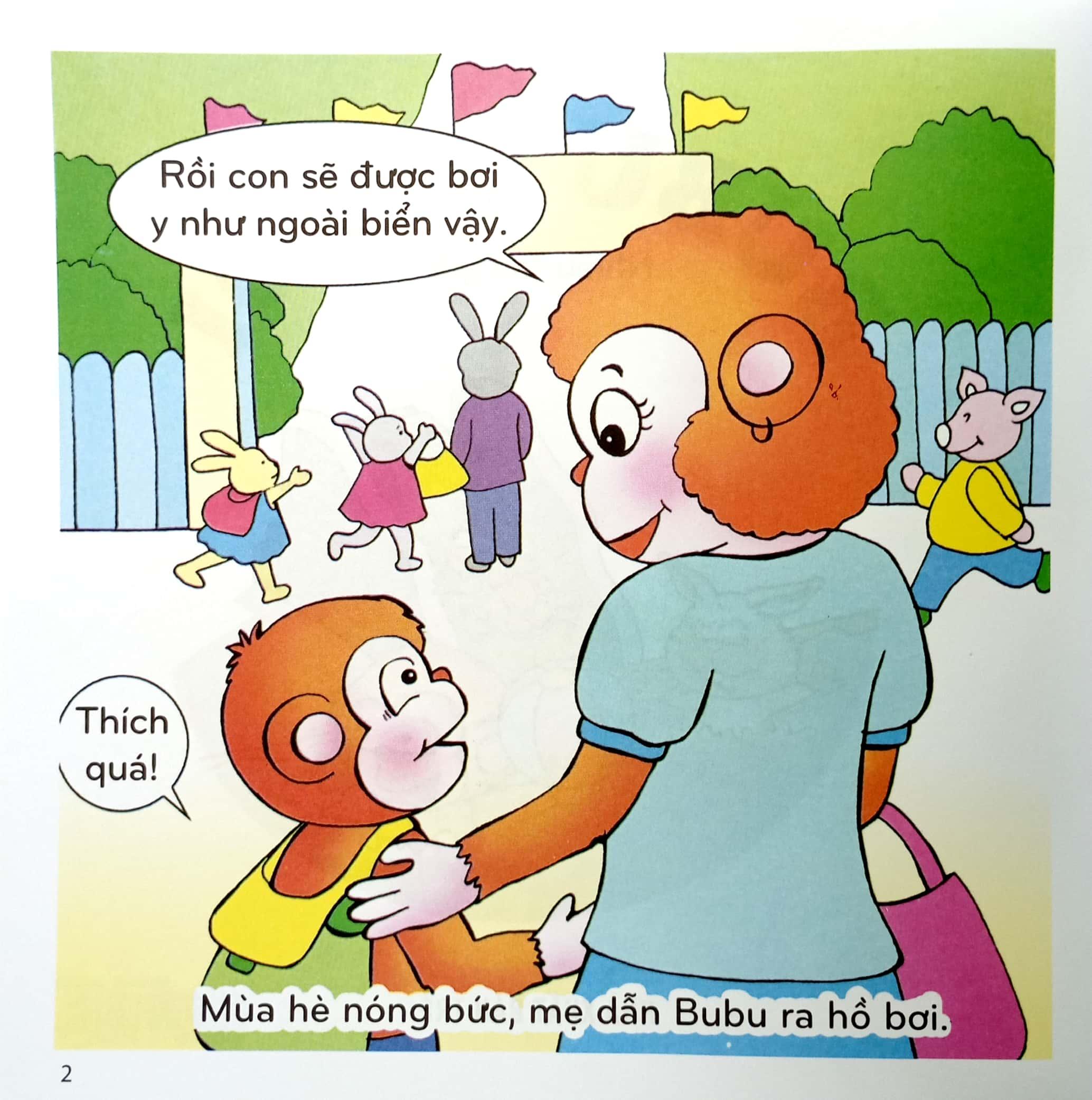 Bé Học Lễ Giáo - Bubu Tập 42: Đi Bơi (Tái Bản 2023)