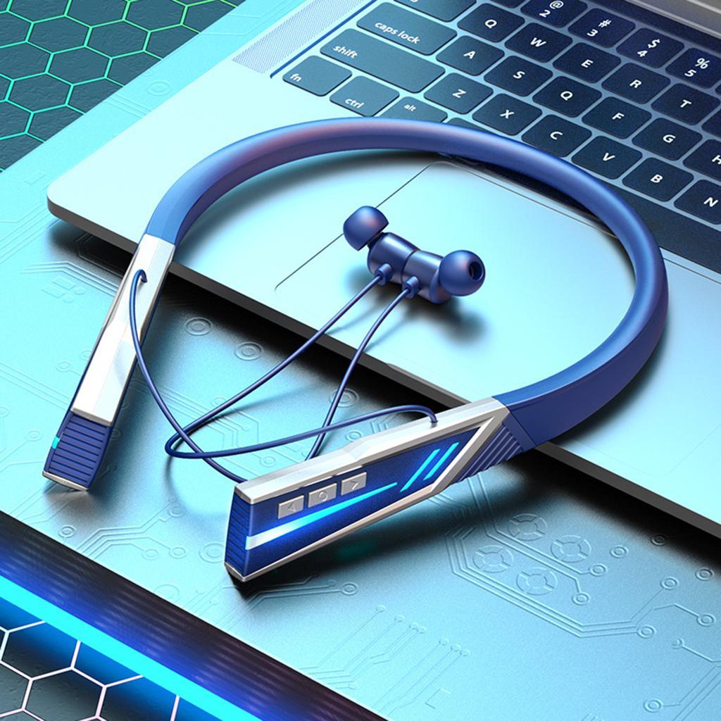 2 Pieces Hanging Neck Headphones Waterproof BT 5.2 Transmission for Swimming