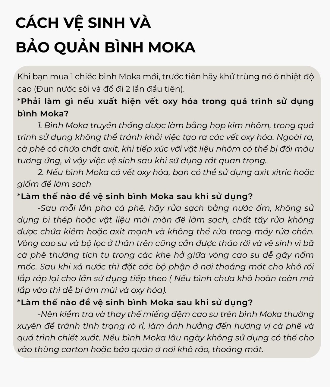 Bộ sản phẩm pha cà phê moka CAFE DE KONA