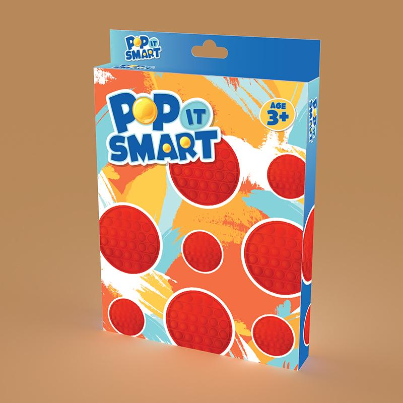 Đồ Chơi Pop It Smart Hình Tròn Đỏ RND/POP01/RED