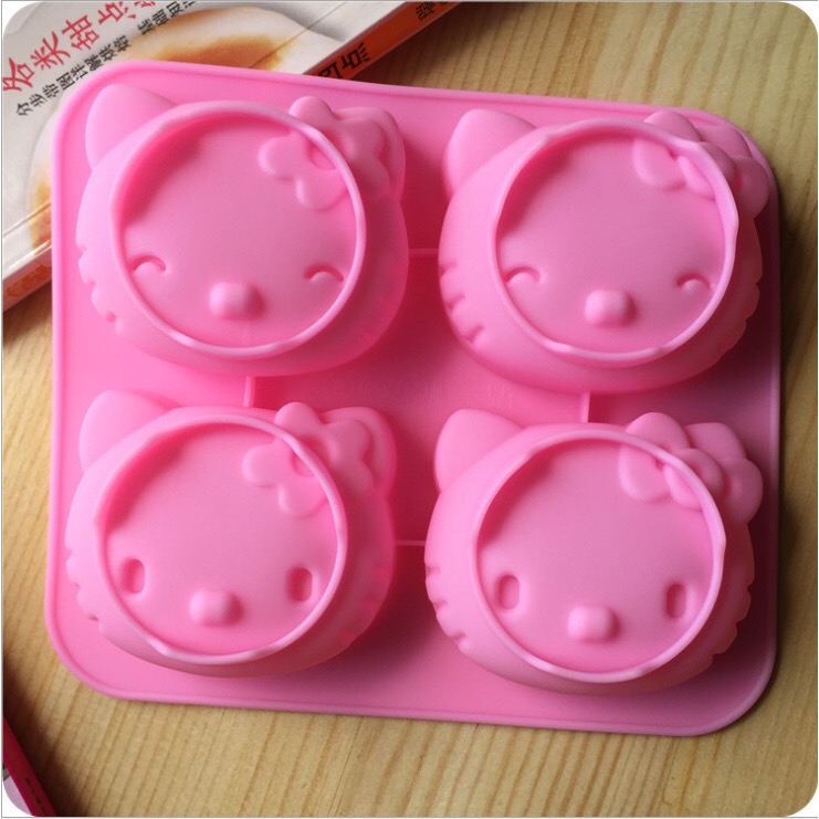 Khuôn silicon mèo kitty