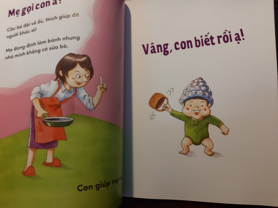 Ehon Nhật bản  dành cho bé 3-6 tuổi: Cậu bé thích giúp đỡ người khác