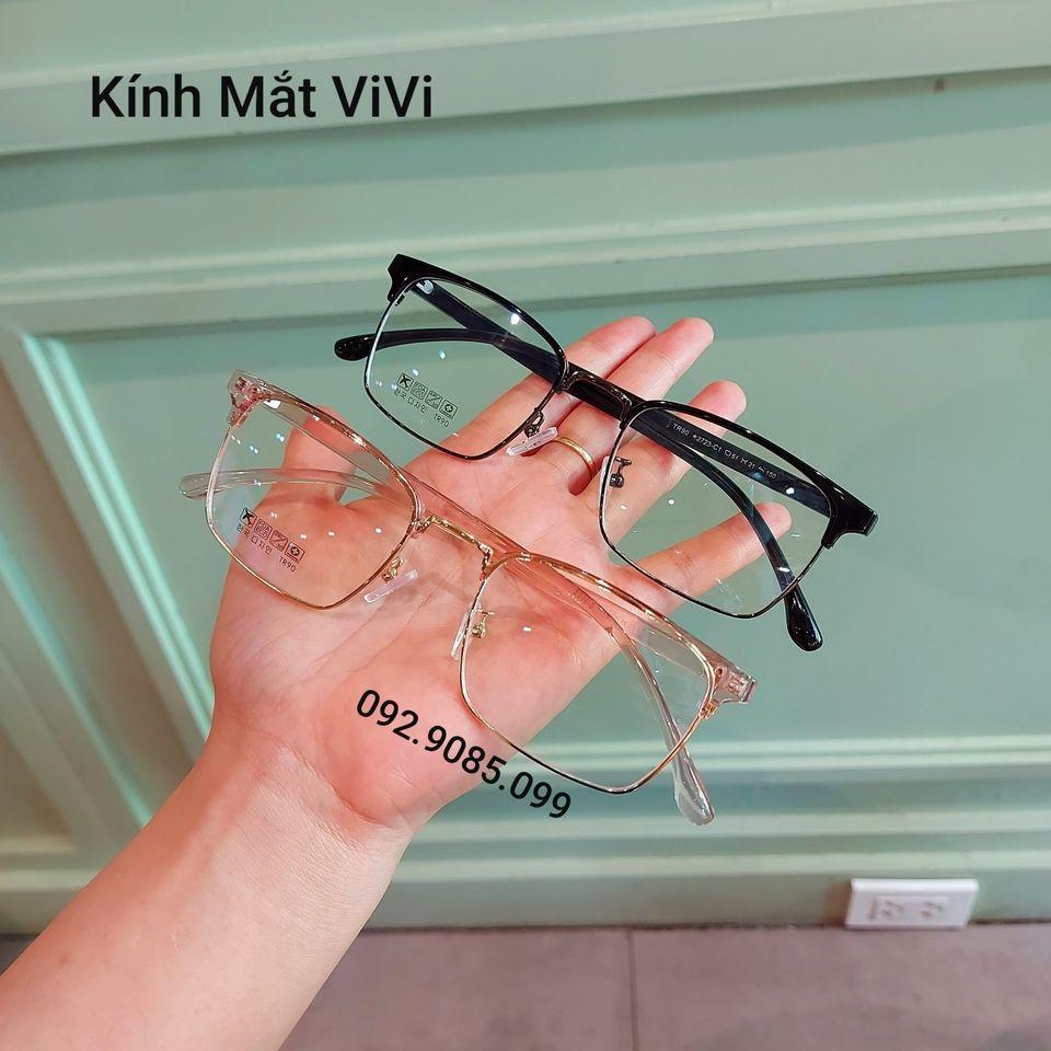 Gọng kính cận dáng vuông gọng dẻo - KÍNH MẮT VIVIV - Nhận cắt :cận viễn loạn