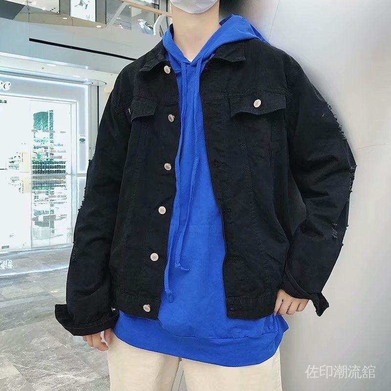 Áo khoác jeans nam đen cao cấp sumisu shop