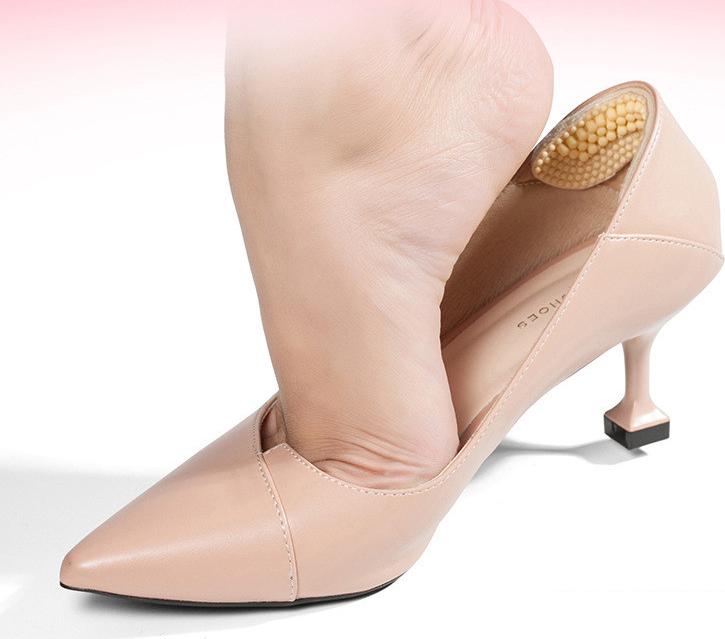 Miếng Lót Giày 4d Tiện Dụng Heel Liner 9.3x2.5cm-Giao Màu Ngẫu Nhiên