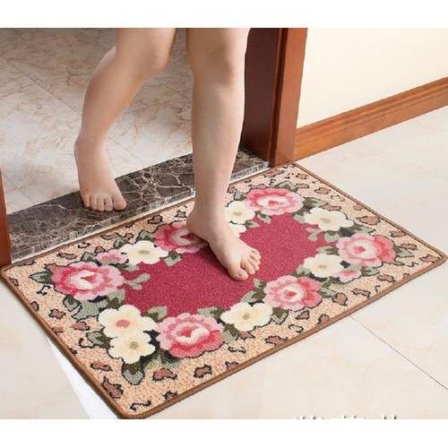 Thảm Lau Chân 3D Họa Tiết Hoa - TH05