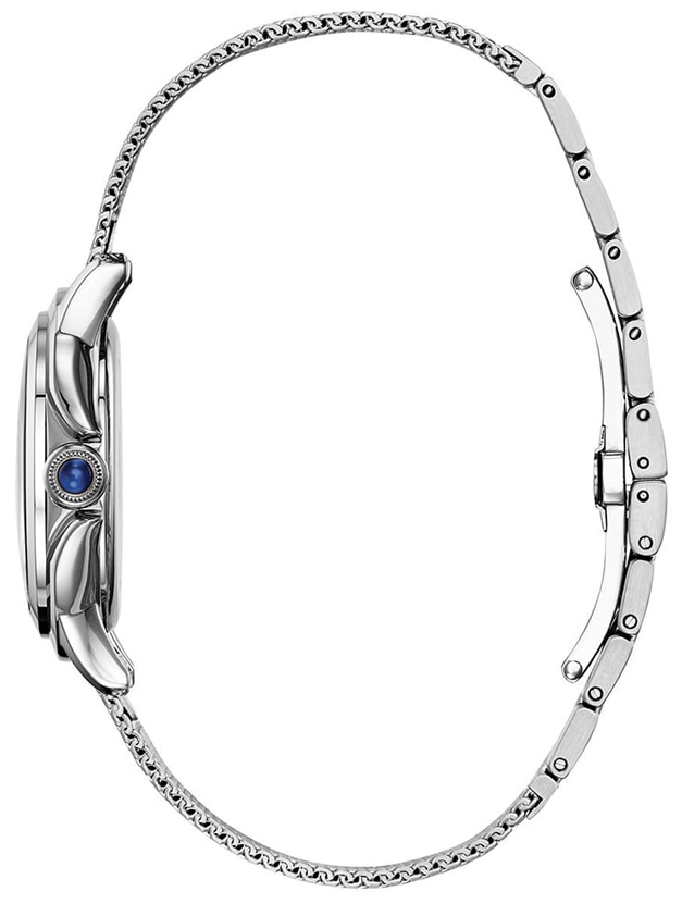 Đồng Hồ Nữ Citizen Đính Kim Cương Dây Thép Không Gỉ EM0790-55N - Mặt Xà Cừ (Sapphire)