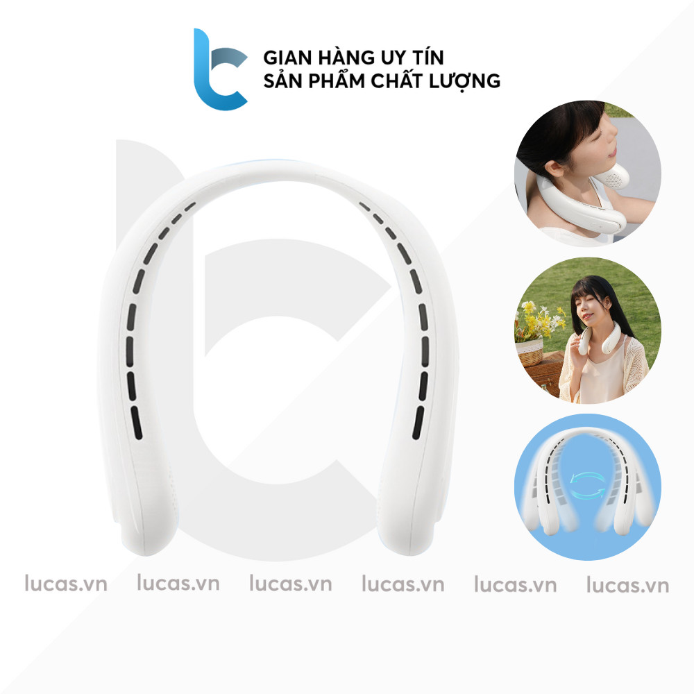 Quạt Đeo Cổ WIWU Halter Neck Fan FS02 - Hàng Chính Hãng