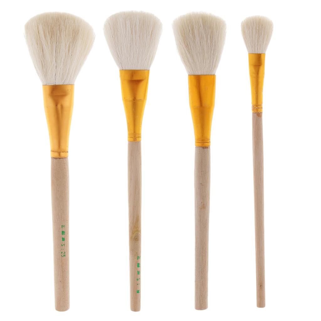 Pottery & Clay Sculpting Tools,Wooden Bid Head Brush for DIY Modeling Clay Ceramic Pottery Cleaning Tool