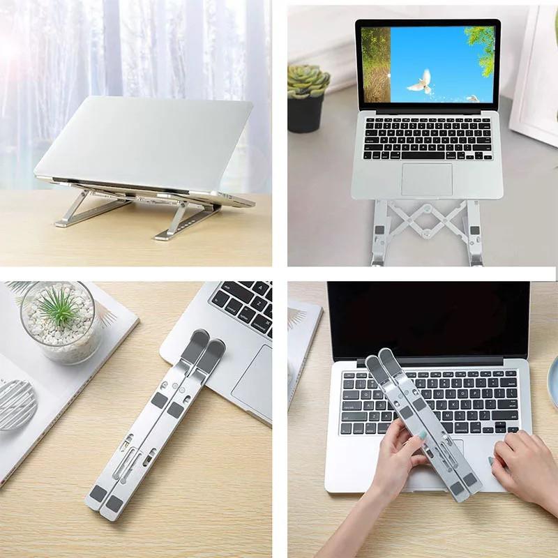 Giá đỡ laptop stand nhôm hỗ trợ tản nhiệt có thể gấp gọn chỉnh độ cao để dành cho laptop ipad macbook surface N3 D103