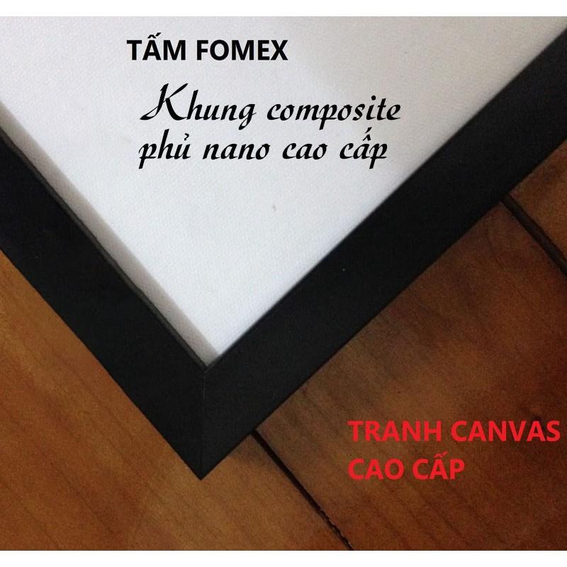 Tranh động lực có kèm khung composite 40x60 cm