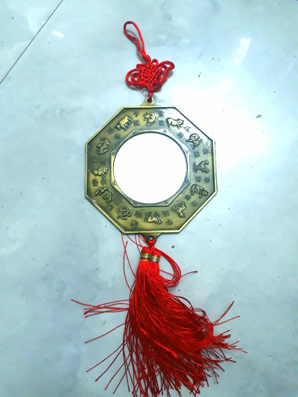 Gương Bát Quái phẳng bằng đồng