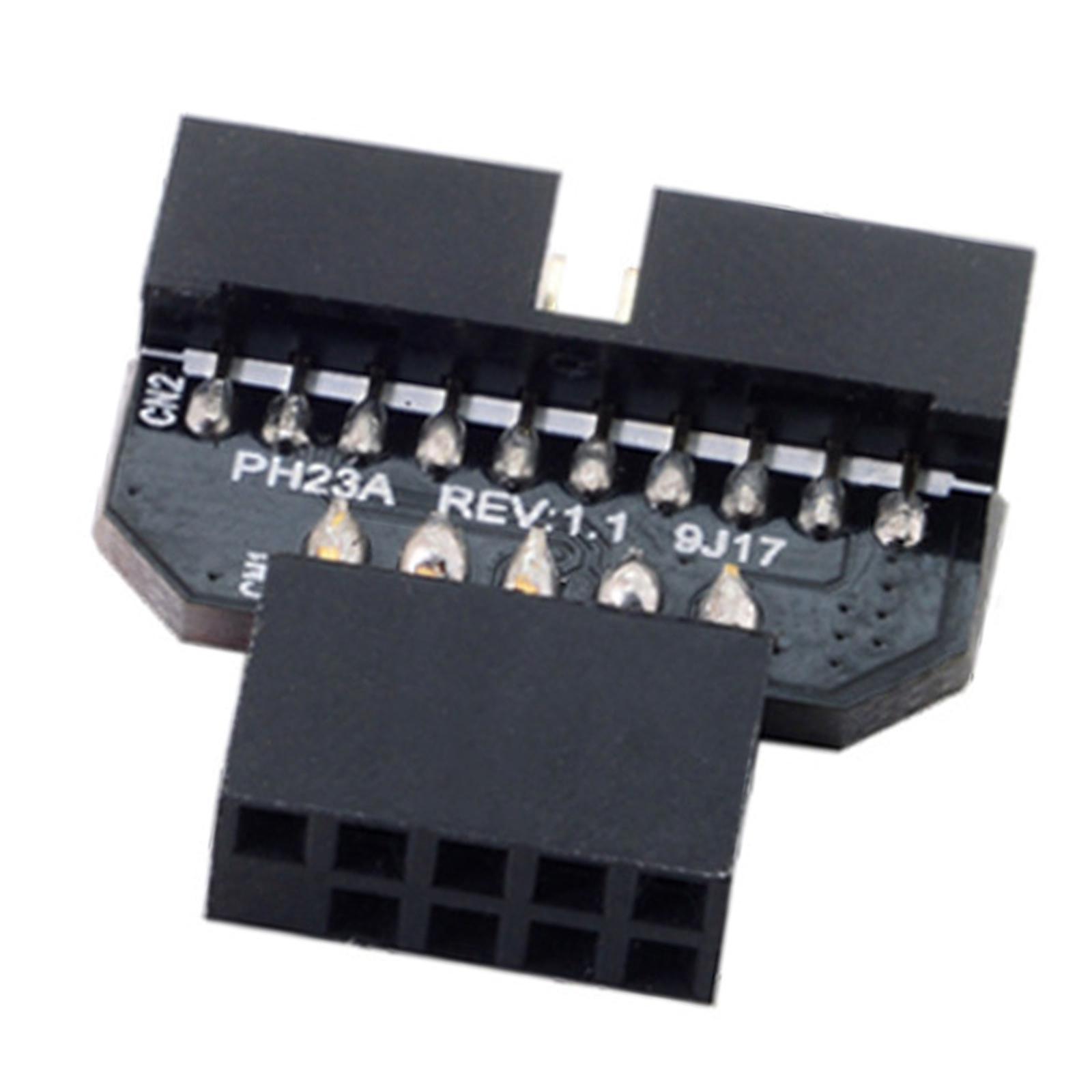 USB 2.0 9 Pin to USB 3.0 19 Pin Adapter USB Adapter for Motherboard Accessory Parts