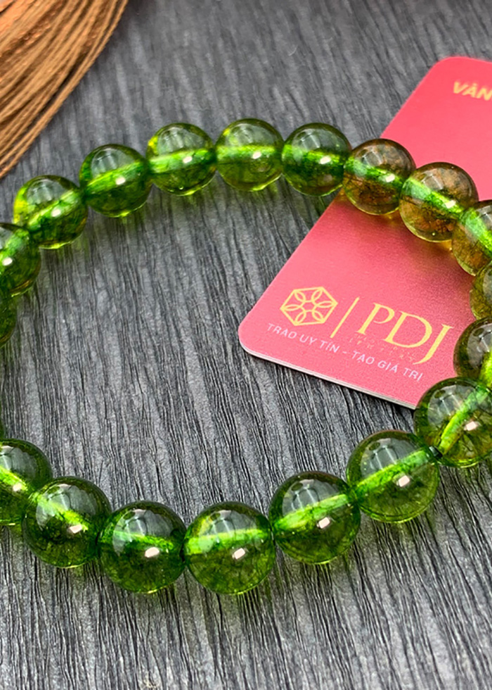 Vòng Đá Thạch Anh Xanh Lá