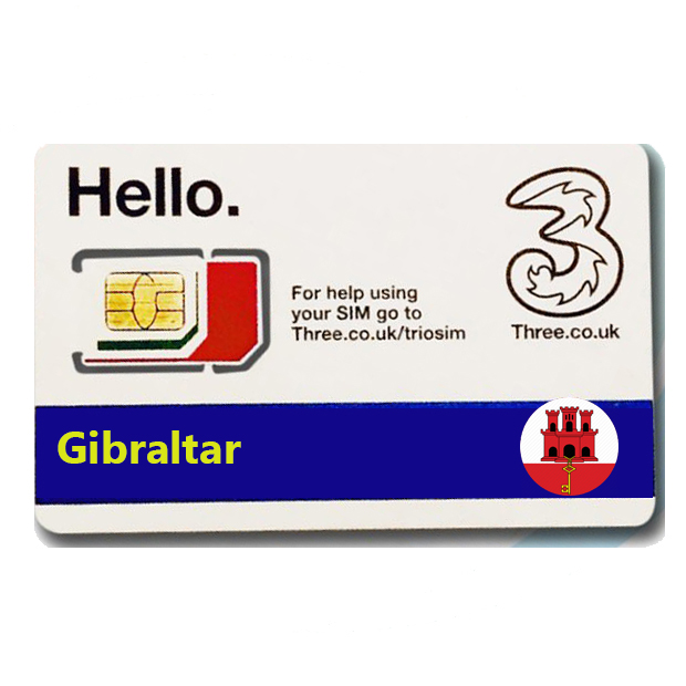 Sim du lịch Gibraltar 4g tốc độ cao