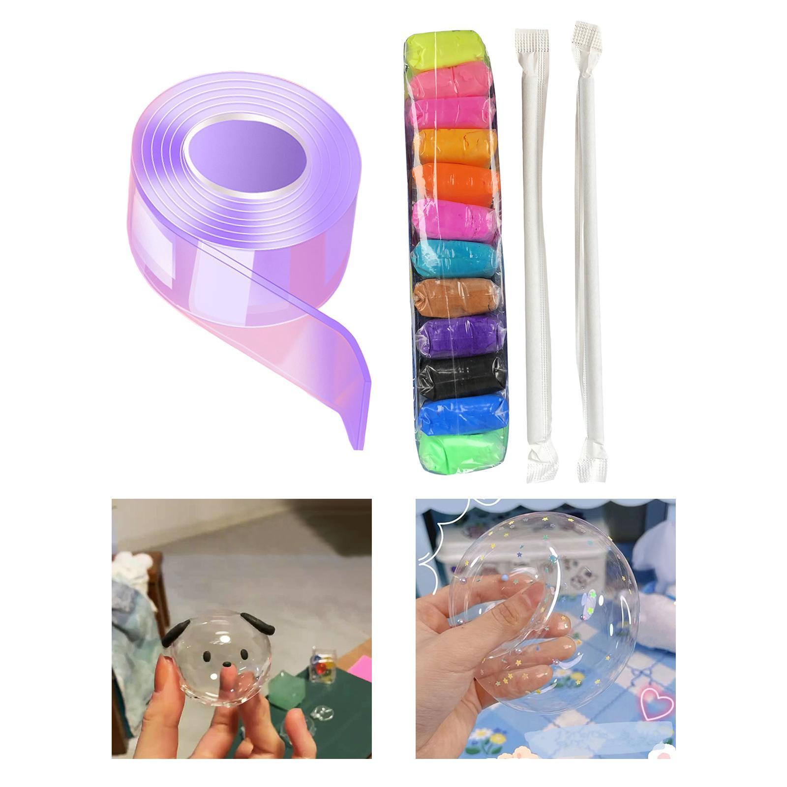 Bubble Double Sided Tapes Boys Girls Non Marking DIY Craft Crafts Adults Classroom Handmade Ball Sticky Tapes Nano