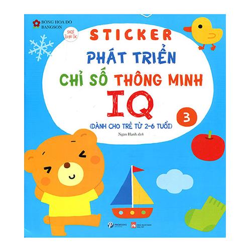 Sticker Phát Triển Chỉ Số Thông Minh IQ - Tập 3