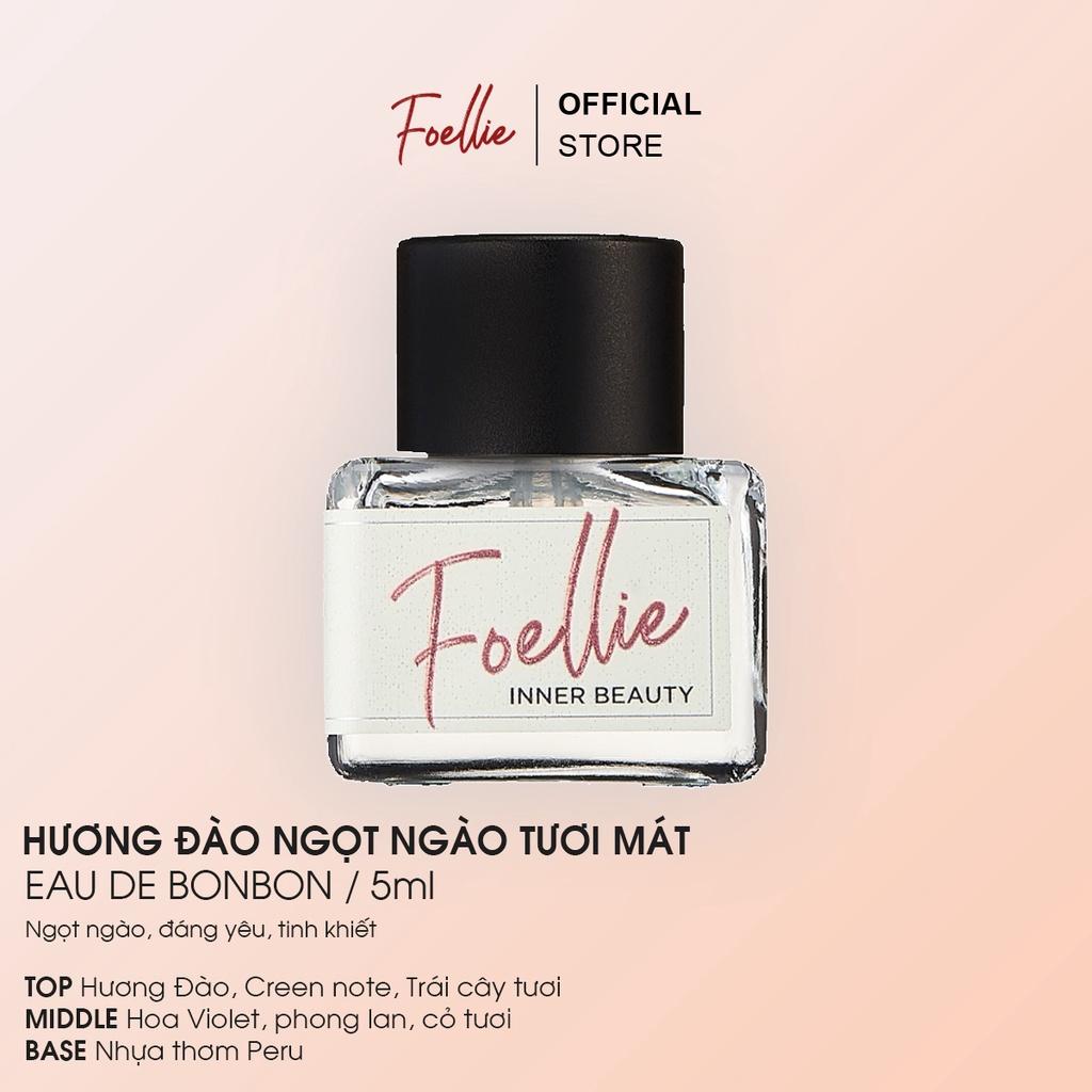 Nước Hoa Vùng Kín Foellie Eau De Bonbon Inner Perfume 5ml Hương Hoa Đào Ngọt Ngào