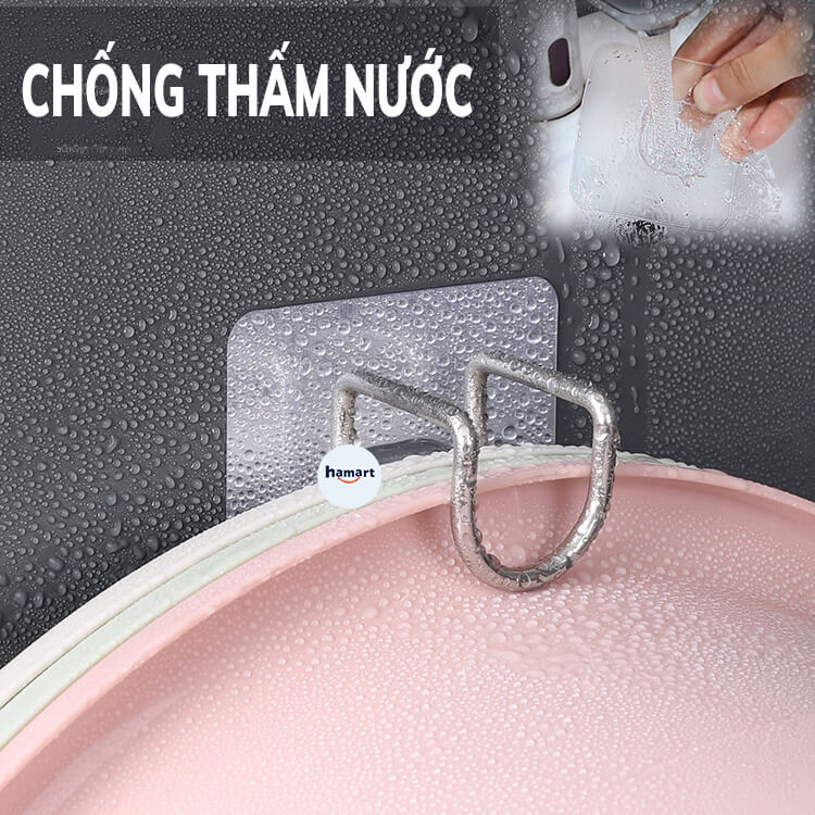 Móc Treo Chậu Thau INOX Dán Tường Giá Treo Chậu Móc Treo Đồ Tiện Lợi