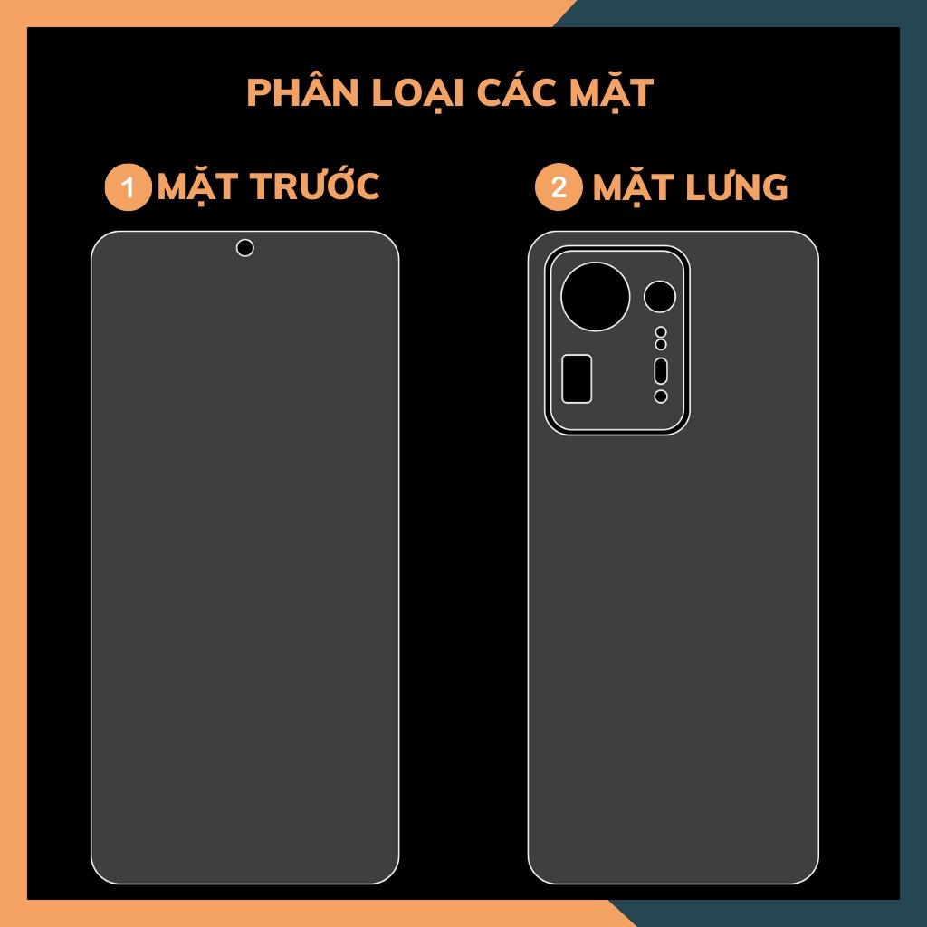 Dán dẻo PPF Mi Mix 4 5G trong suốt hoặc nhám , chống trầy xướt, giữ nguyên vẻ đẹp ban đầu