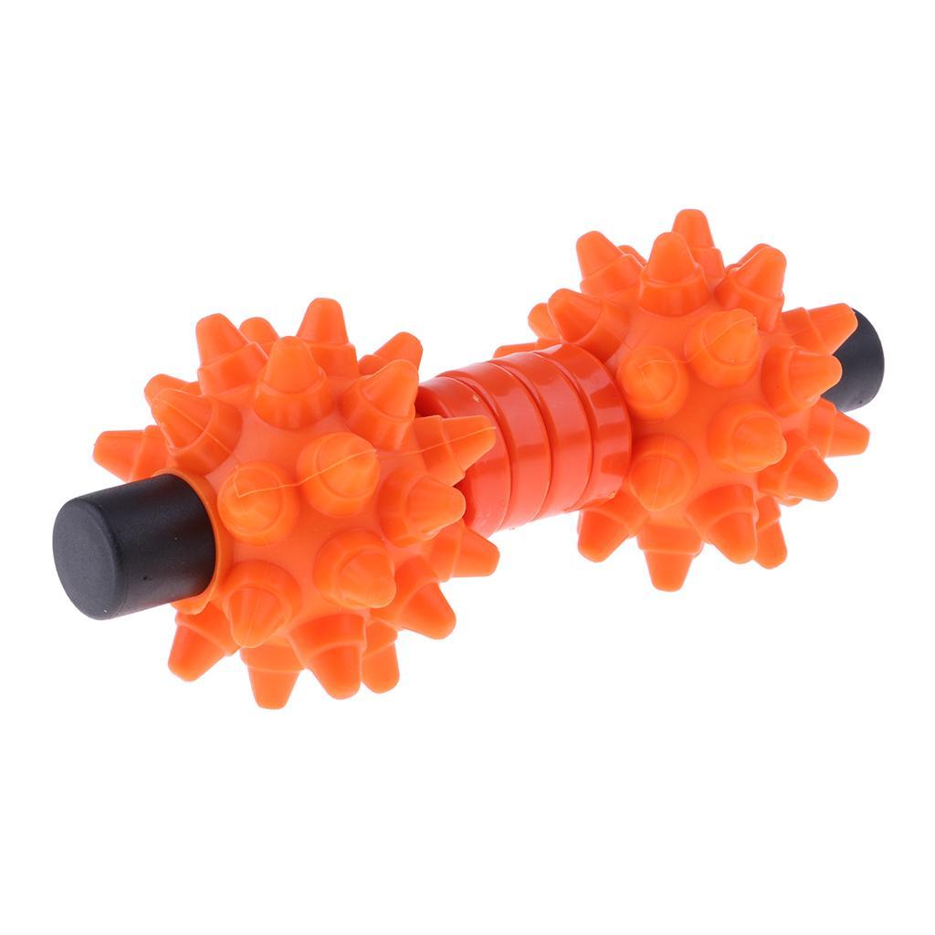 Massage Stick with Double Peanut Balls for Muscle Relaxing Tool