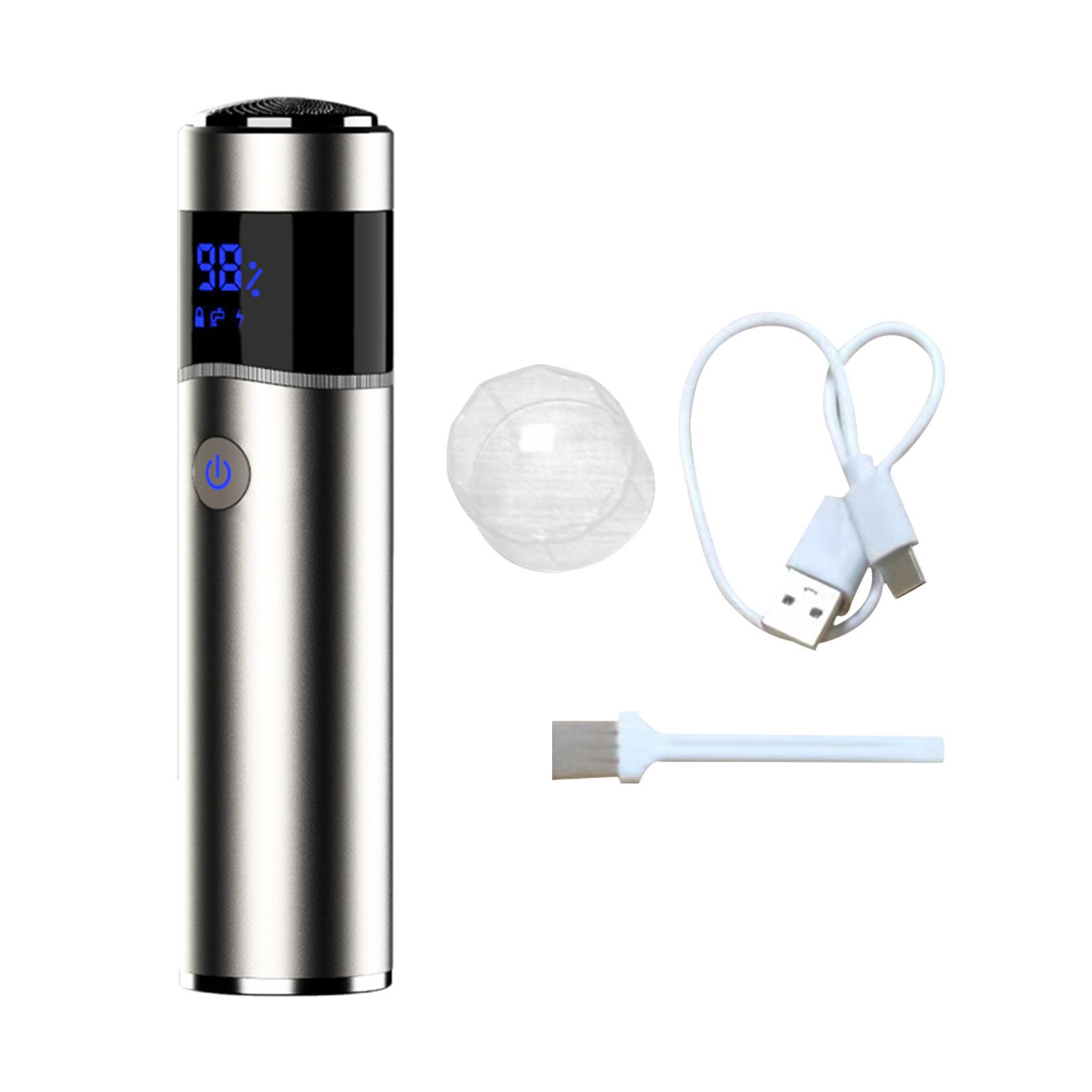Mini Electric Shaver USB Charging Cordless Rotary Shaver for Business Trip Men Present
