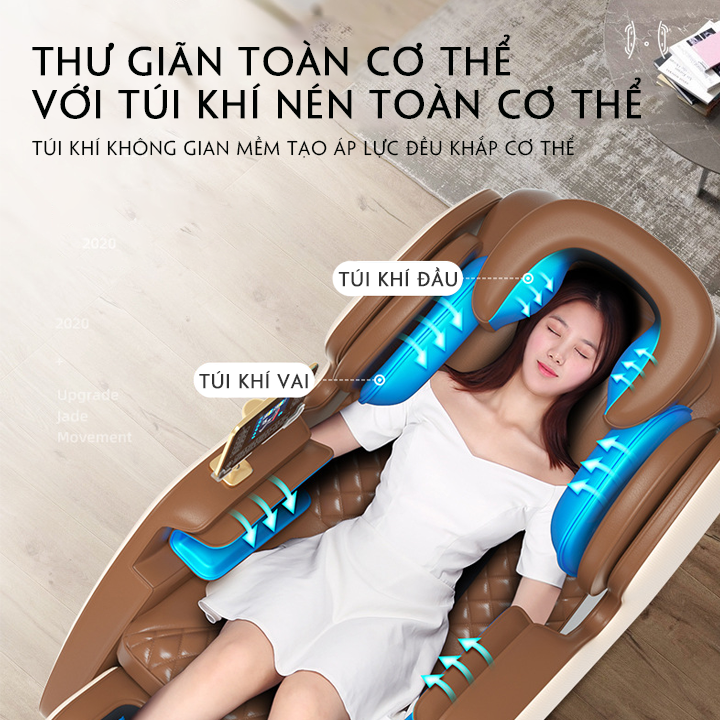 VIP - Ghế Massage Toàn Thân. Ghế Massage Trị Liệu Toàn Toàn Thân. Ghế Masage Toàn Thân Công Nghệ Mới, Ghế Matxa Toàn Thân. Luxury Massage Chair  Chip Thông Minh Thế Hệ Mới