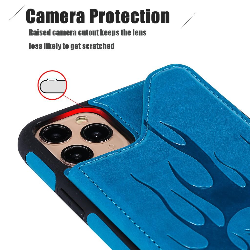Ốp lưng điện thoại dạng ví da có ngăn đựng thẻ cho iPhone 12 iPhone 11 Pro Max iPhone 12 mini