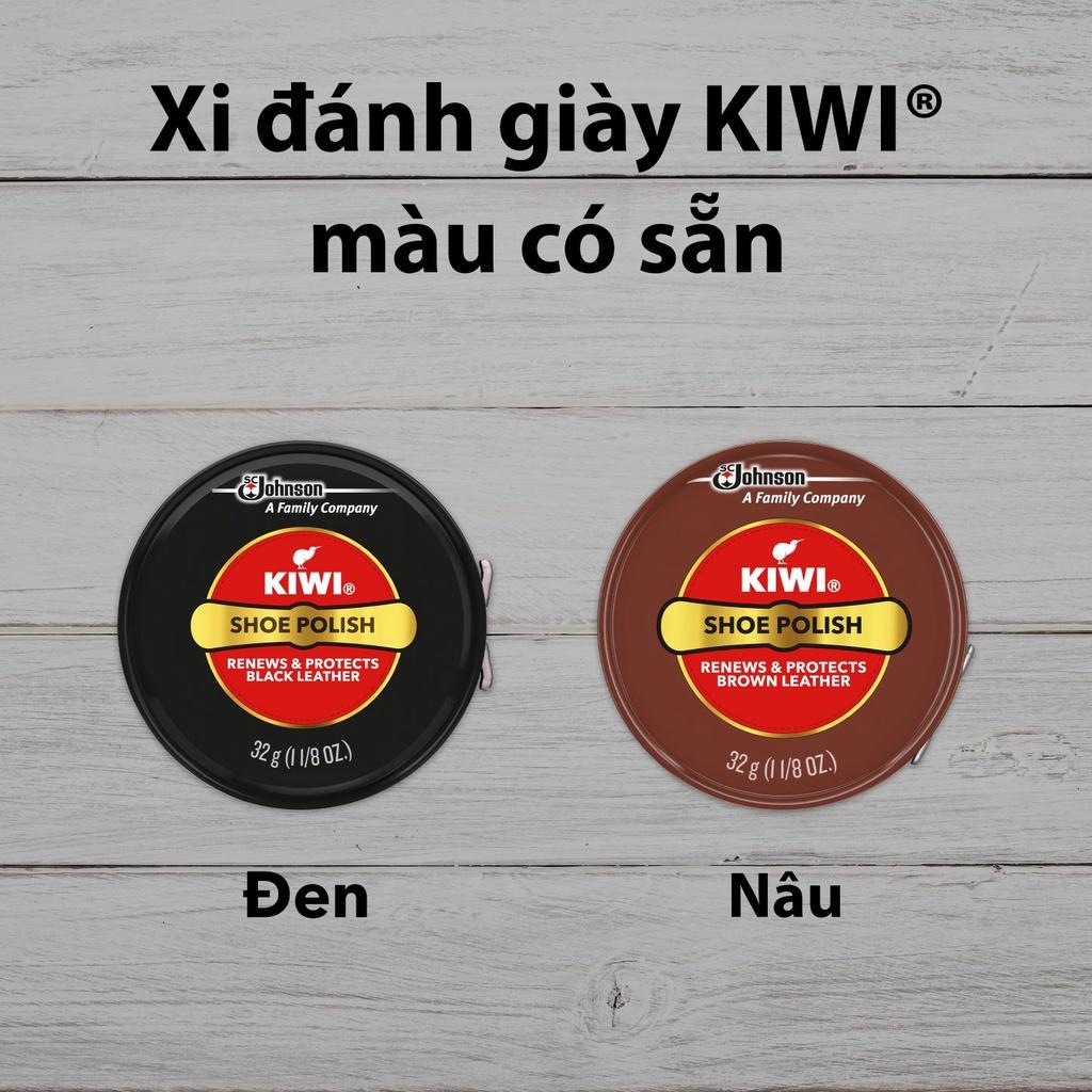 SHIP NHANH Kiwi Xi đánh giầy Màu Đen 45ml- GIAO NHANH 1H