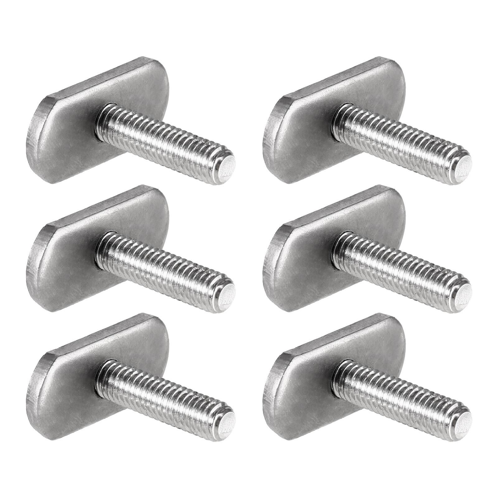 6x Kayak Rail/Track Screws & Track Nuts, Mounting Replacement  for Kayaks Rails