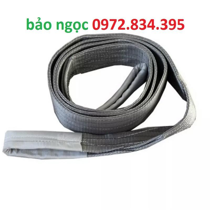 Dây cáp vải cẩu hàng 4 Tấn - bản 100mm - Hệ số 5:1 - 10 Mét