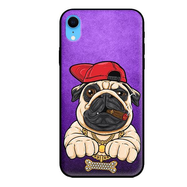 Ốp lưng cho iPhone XR Pulldog Hiphop Nền Tím - Hàng chính hãng