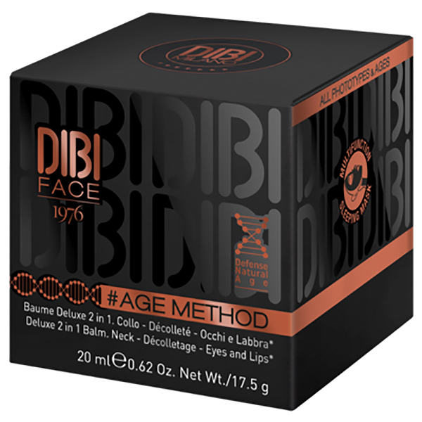 DIBI FACE # AGE METHOD Deluxe 2 in 1 Balm. Neck - Décolletage - Eyes and Lips