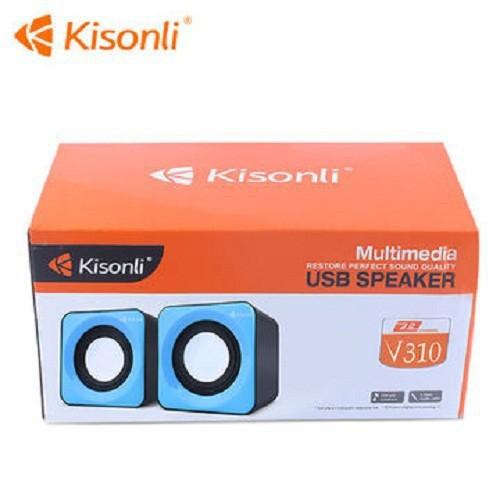 Loa Vi Tính Mini Kisonli V310 2.0 Nghe Hay