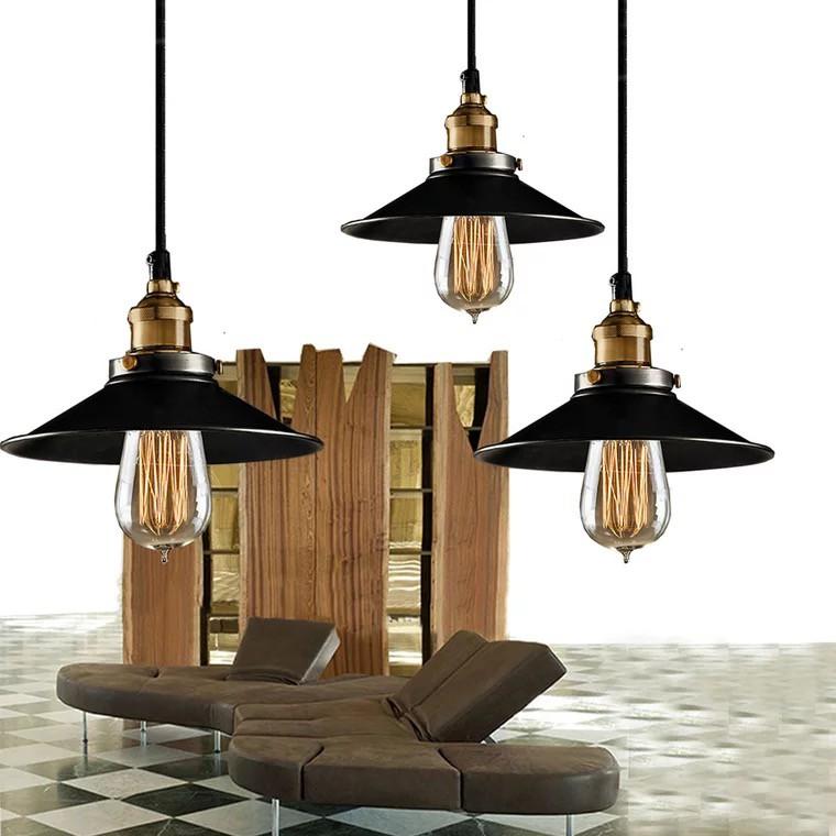 Đèn thả đui đồng RYZE phong cách hoài cổ trang trí bàn ăn, nhà hàng, cửa hàng thời trang