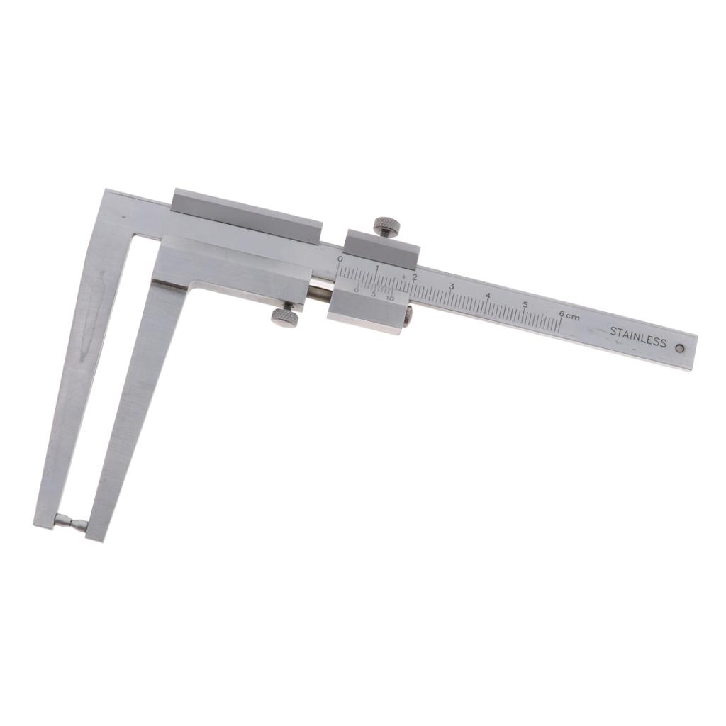 Dây Thép Không Gỉ Phanh Đĩa Phanh 0-60 Mm Vernier Caliper Dụng Cụ Đo