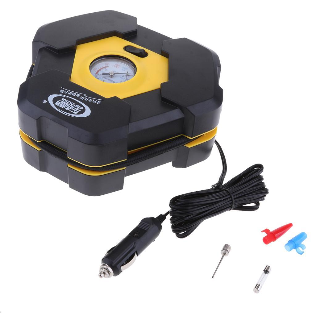 Portable Mini Air Compressor Electric Tire Infaltor Pump 12Volt Car 150PSI