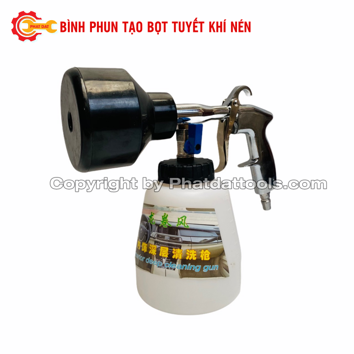 Bình phun tạo bọt tuyết dùng khí nén 1000ml - Đầu đen