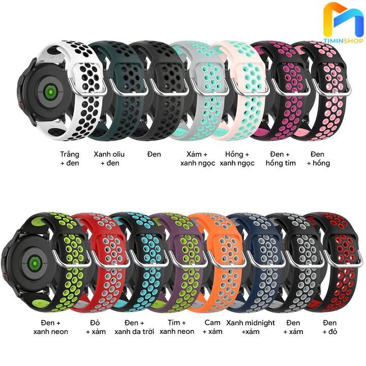 Dây đồng hồ cho Amazfit GTS 4/ 3/ 2/ 2e/ 2 mini/ 4 mini/ Bip 3/ Bip U/ cho Samsung Active 1/ 2