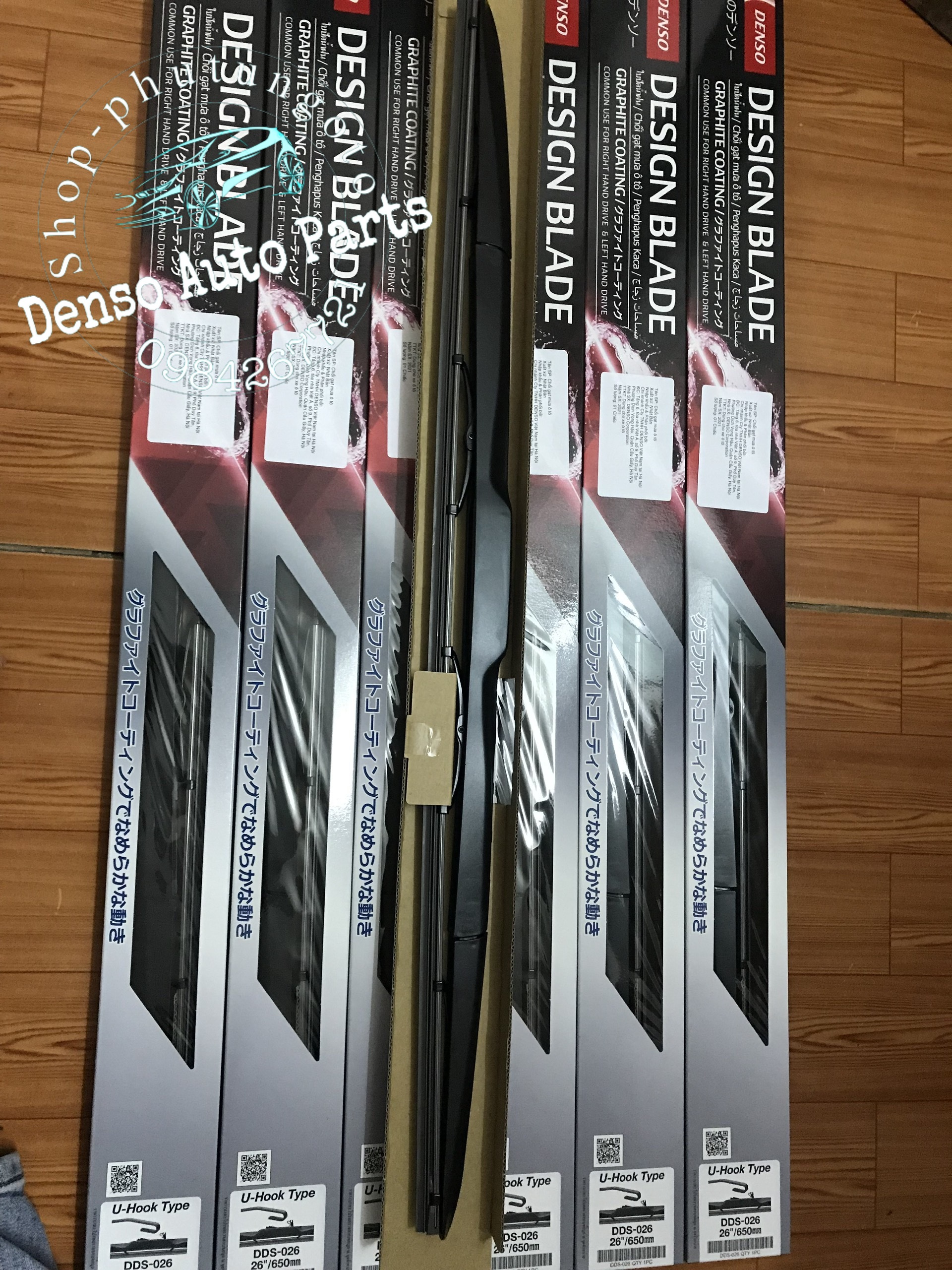 Gạt mưa Denso Wiper Blade Premium DCP chính hãng phù hợp với xe Toyota, Lexus ...