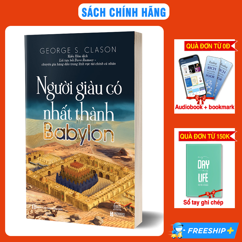 Sách - Người giàu có nhất thành Babylon - Bizbooks - Cuốn Sách Về Cách Làm Giàu Hiệu Quả Nhất Mọi Thời Đại