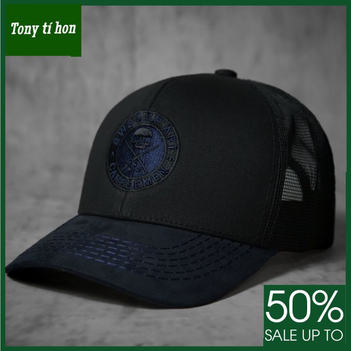 Tony tí hon - Mũ/nón kết lưỡi trai thêu cá tính thời trang nam nữ cao cấp form đẹp