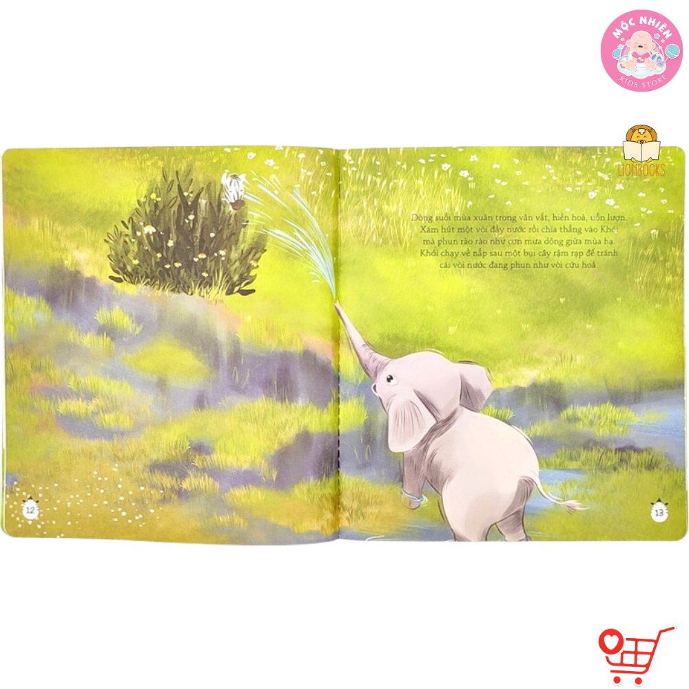 Truyện Kể Cho Bé Trước Giờ Đi Ngủ - Khói Và Xám - LionBooks
